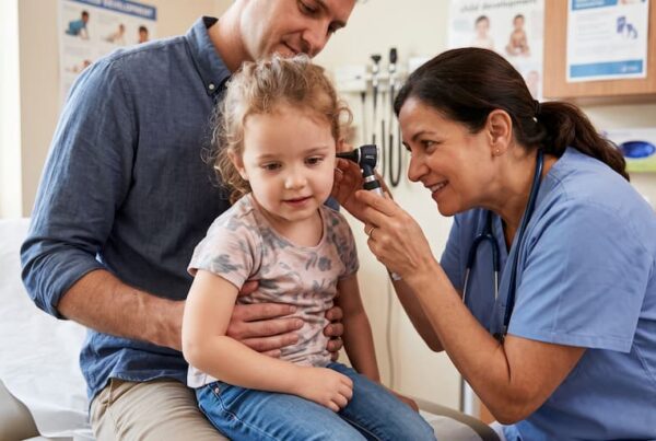 child ear check